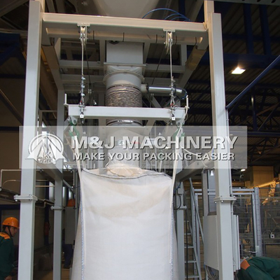 Easy Operating PLC System 1 Ton Cement Big Bag Filling Machine for accuracy Filling