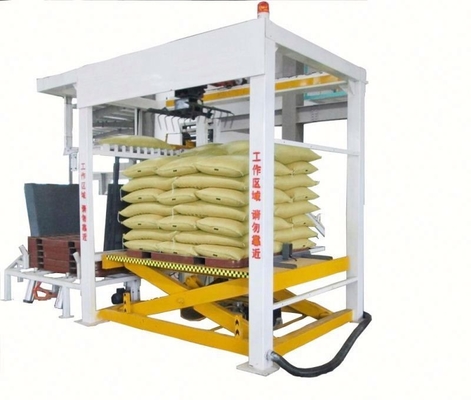 Customizable and Automatic Feed Palletizer for Bagging Plant 4100mm*1600mm*1450mm