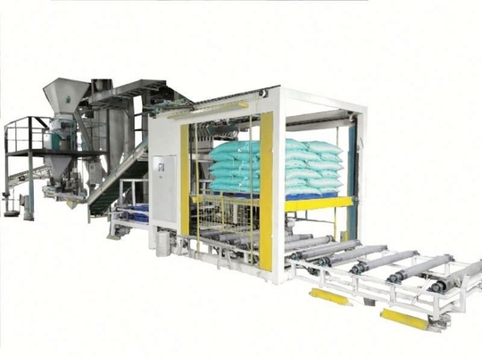 Customizable and Automatic Feed Palletizer for Bagging Plant 4100mm*1600mm*1450mm