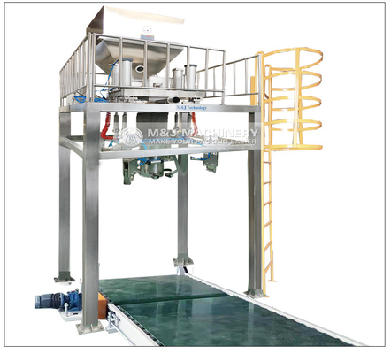 1000kg Powder Ton Big Bag Filling Machine with Stand-up Pouch Packaging Efficiency