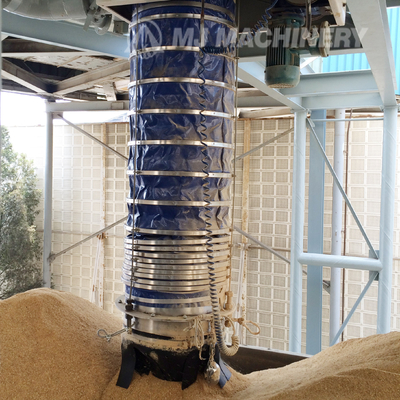 Power Transport Telescopic Chute Tube for Carton Packaging and Power Filling Material