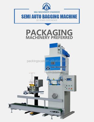 Semi Auto 50kg Bags Packing Machine for Compost 220V/380V 500kg