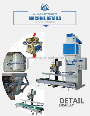 Semi Auto 50kg Bags Packing Machine for Compost 220V/380V 500kg