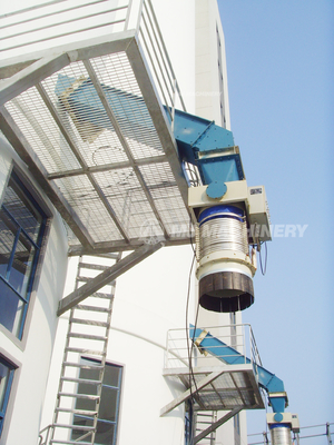 Power Transport Telescopic Chute Tube for Carton Packaging and Power Filling Material