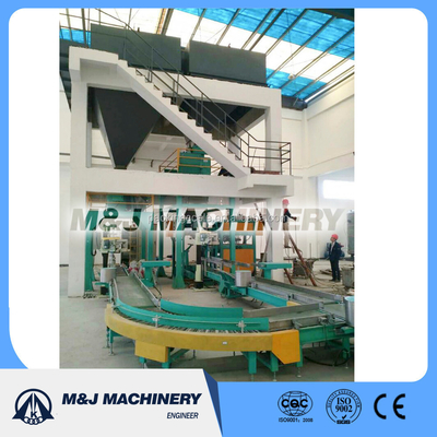 Versatile 8KW Sodium Hydroxide Production and Packing Line Weighing Range 25-50kg/bag