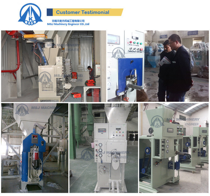 220-415V Voltage Wall Putty Packing Machine for 25kg Bentonite Powder in Valve Sack