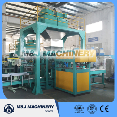 Versatile 8KW Sodium Hydroxide Production and Packing Line Weighing Range 25-50kg/bag