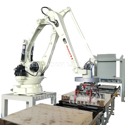 300 KG Automatic Robot Palletizer for Manufacturing Plant Core PLC Components Included