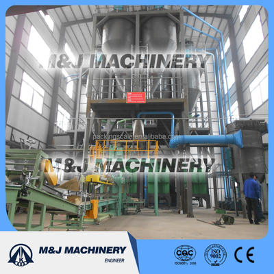 Versatile 8KW Sodium Hydroxide Production and Packing Line Weighing Range 25-50kg/bag
