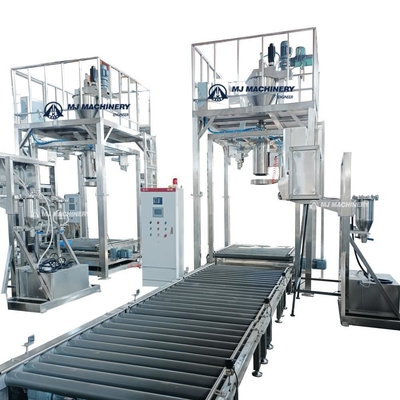 110V Sand Big Bulk Bag Granular Semi Auto Filling Machine with PLC Bulk Sand Bagging Equipment 450 KG
