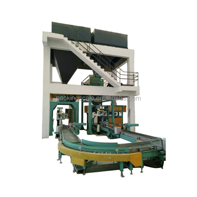 Paper Packaging Material Full Automatic 10kg 25kg 30kg Open Mouth Bag Bean Filling Packing Machine