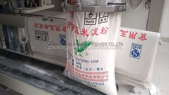 Bag Packing System for 25kg Wheat Flour Machinery Hardware ISO9001 2008 Certified
