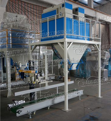 Dog Food Packing Line for 3-20 kg PP Woven Bag Driven by Electrical Pneumatic Systems