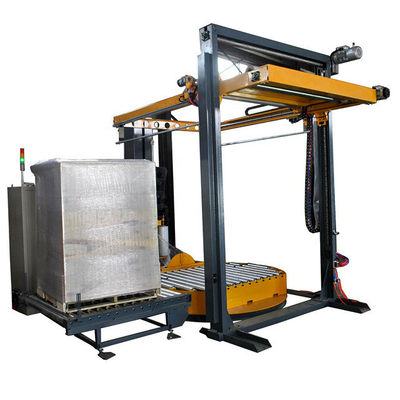 Top Sheet Automatic Pallet Packing Machine for Building Material Shops High Capacity