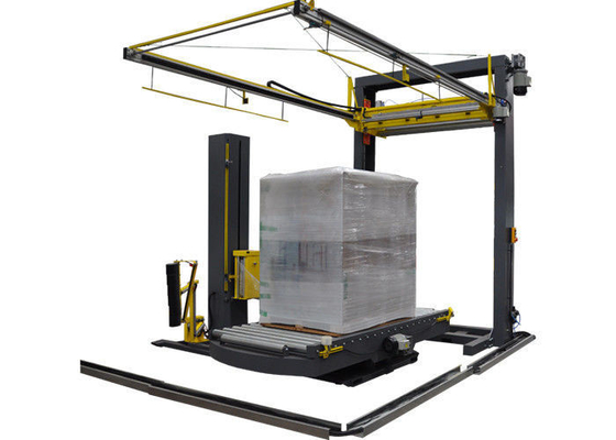 Top Sheet Automatic Pallet Packing Machine for Building Material Shops High Capacity