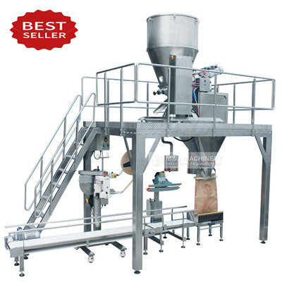 Pouch Packaging Type Semi-automatic 5kg 50kg Rice Packing Machine for Open Port Bag