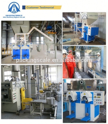 Barrel Packaging Type 2kw Spout Cement Packer for 25kg 50kg Valve Bag Cement Scale