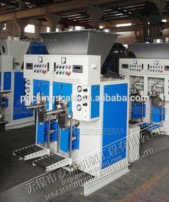 Barrel Packaging Type 2kw Spout Cement Packer for 25kg 50kg Valve Bag Cement Scale