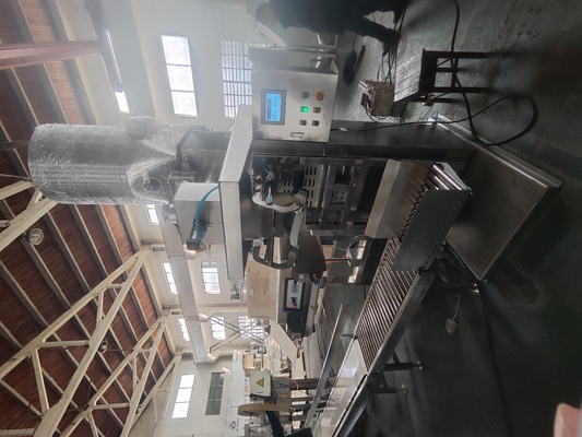 Electric Semi-automatic Vertical Stand-up Pouch Packing Machine for Paper Packaging