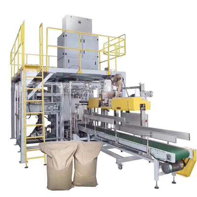 Open Mouth Big Bag Automatic Packing Machine for Chemicals Cigarettes Washing Powder Feeds Granule Fertilizer Motor Core Sachet