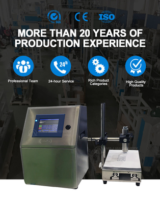 Ink-jet Printing Machine for Semi-automatic Labeling of Food Packaging Industry