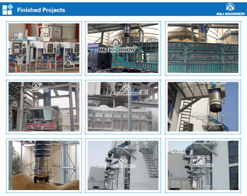 Powder Filling Telescopic Tube for Electric Driven Container Loading and Unloading