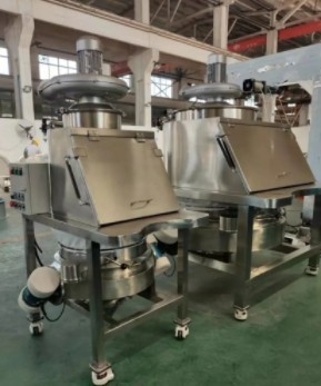 Operate Flour Bag Dumping Station with Vacuum Conveyor Machine Made of Stainless Steel 304
