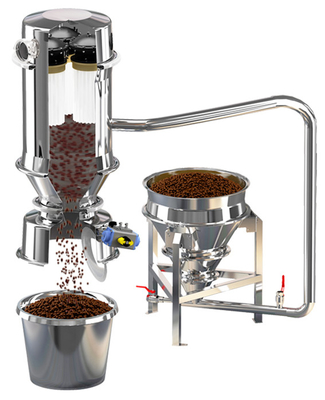 Stainless Steel Powder Vacuum Feeder for Food Powder Vertical Pneumatic Conveyor