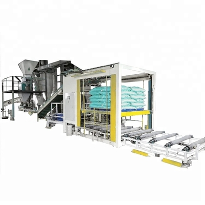 Easy Operation Powder Bagging Automatic Palletizer for Customizable Packaging Line