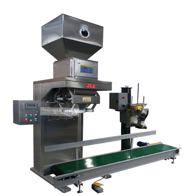 Electric Driven 300 KG Rice Packaging Machine for Paper and Plastic Packer Weighing Extent