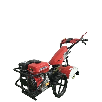 Fuel- Self-Propelled Weeder Small Soil Loosening Cultivator Ditching Machine with 5.4L Tank Capacity